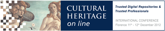 Cultural heritage 11, 12 dicembre