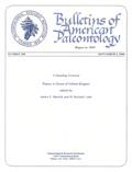 Bulletins Of American Paleontologist