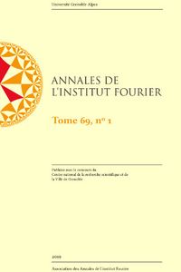 Annales de l'Institut Fourier