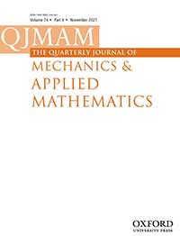 Quarterly journal of mechanics and applied mathematics