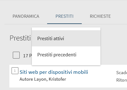 Prestito OneSearch Unifi