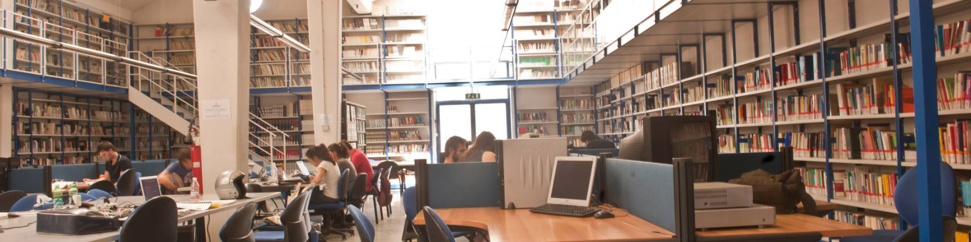 immagine della Biblioteca del Polo universitario di Prato