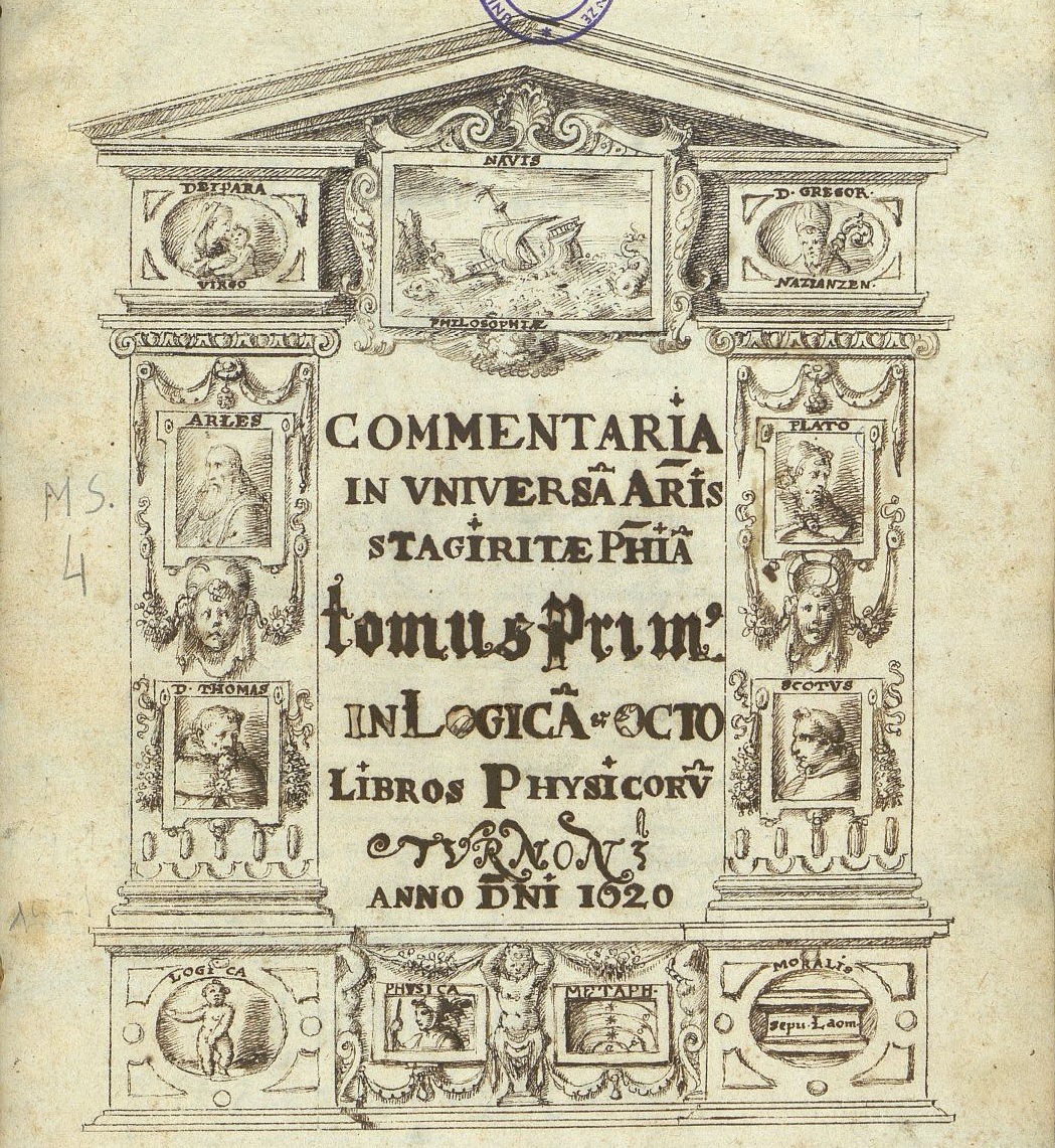 Biblioteca Umanistica - Aristoteles, Commentaria in Universam Artis Stagiritae Philosophiam (LTMS. 4)