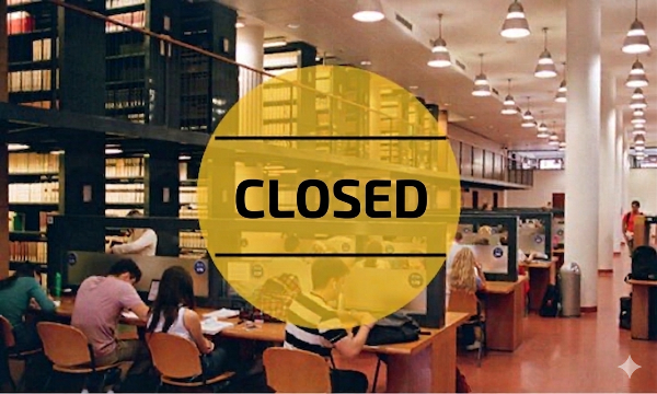 Friday 30 October: the Social Sciences Library will close at 1.30 pm