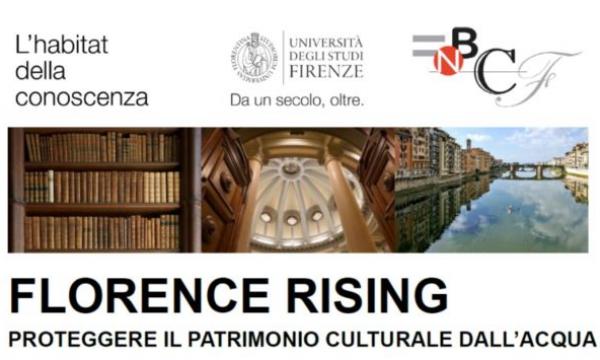 Florence rising : proteggere il patrimonio culturale dall'acqua