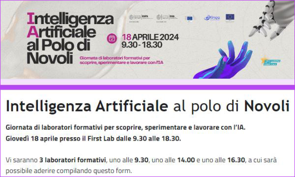 Intelligenza Artificiale al Polo di Novoli.