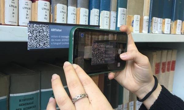 QRcode per risorse digitali nelle sale di consultazione specialistiche