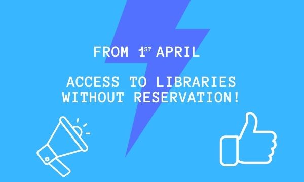 Access to libraries without reservation