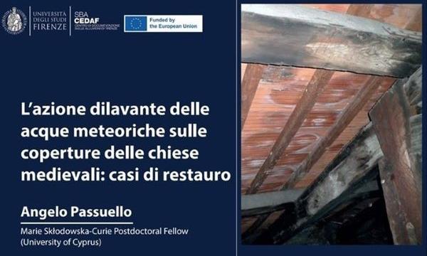L’azione dilavante delle acque meteoriche sulle coperture delle chiese medievali: casi di restauro