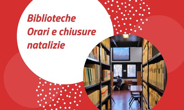 Orari e chiusure natalizie delle biblioteche