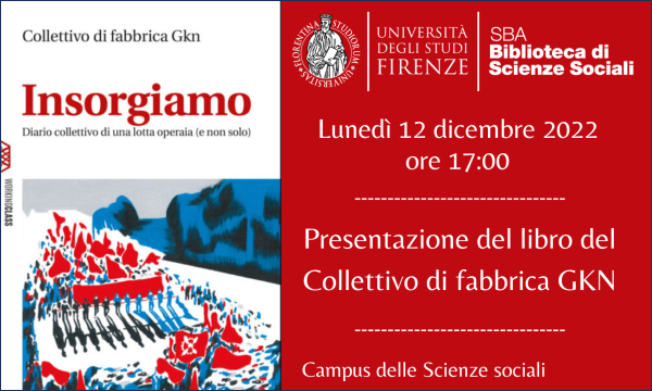 12 dicembre Presentazione libro GKN