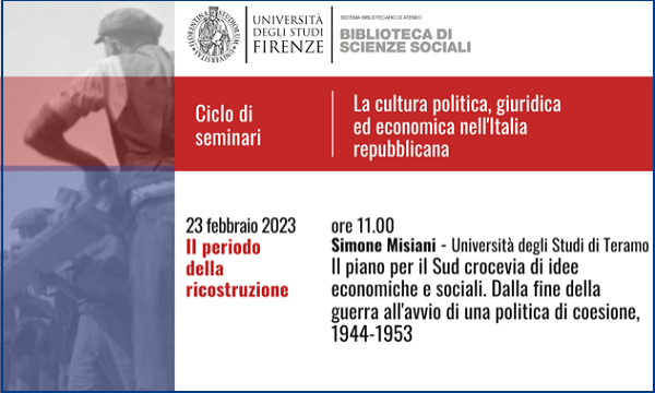 23 febbraio seminario a Scienze sociali