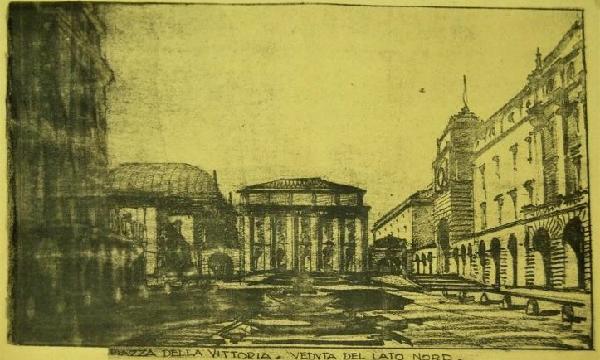 A selection of documents from the Piacentini Archive on display in Brescia 