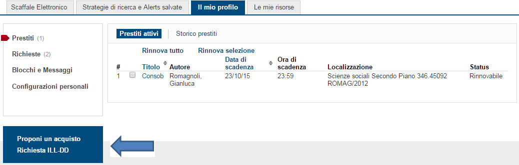 Proposte d'acquisto OneSearch Unifi Proposte d'acquisto OneSearch Unifi