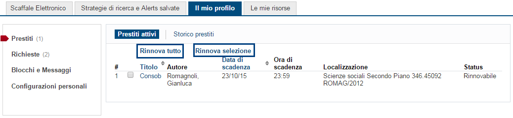 Rinnovo OneSearch Unifi Rinnovo OneSearch Unifi