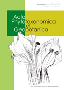 Apg: acta phytotaxonomica et geobotanica