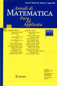 Annali di matematica pura ed applicata