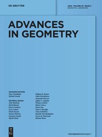 Advances in geometry