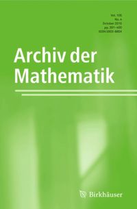 Archiv der mathematik