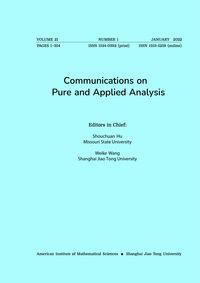 Communications on pure and applied analysis