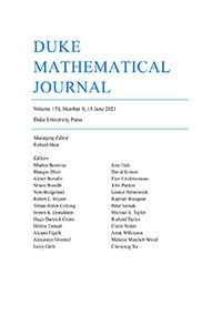 Duke mathematical journal