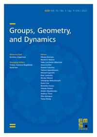 Groups geometry and dynamics