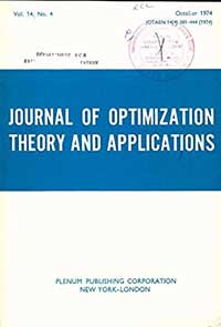 Journal of optimization theory and applications