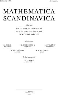 Mathematica scandinavica