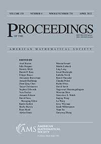 Proceedings of the American mathematical society