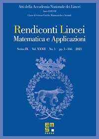 Rendiconti Lincei. Matematica e applicazioni