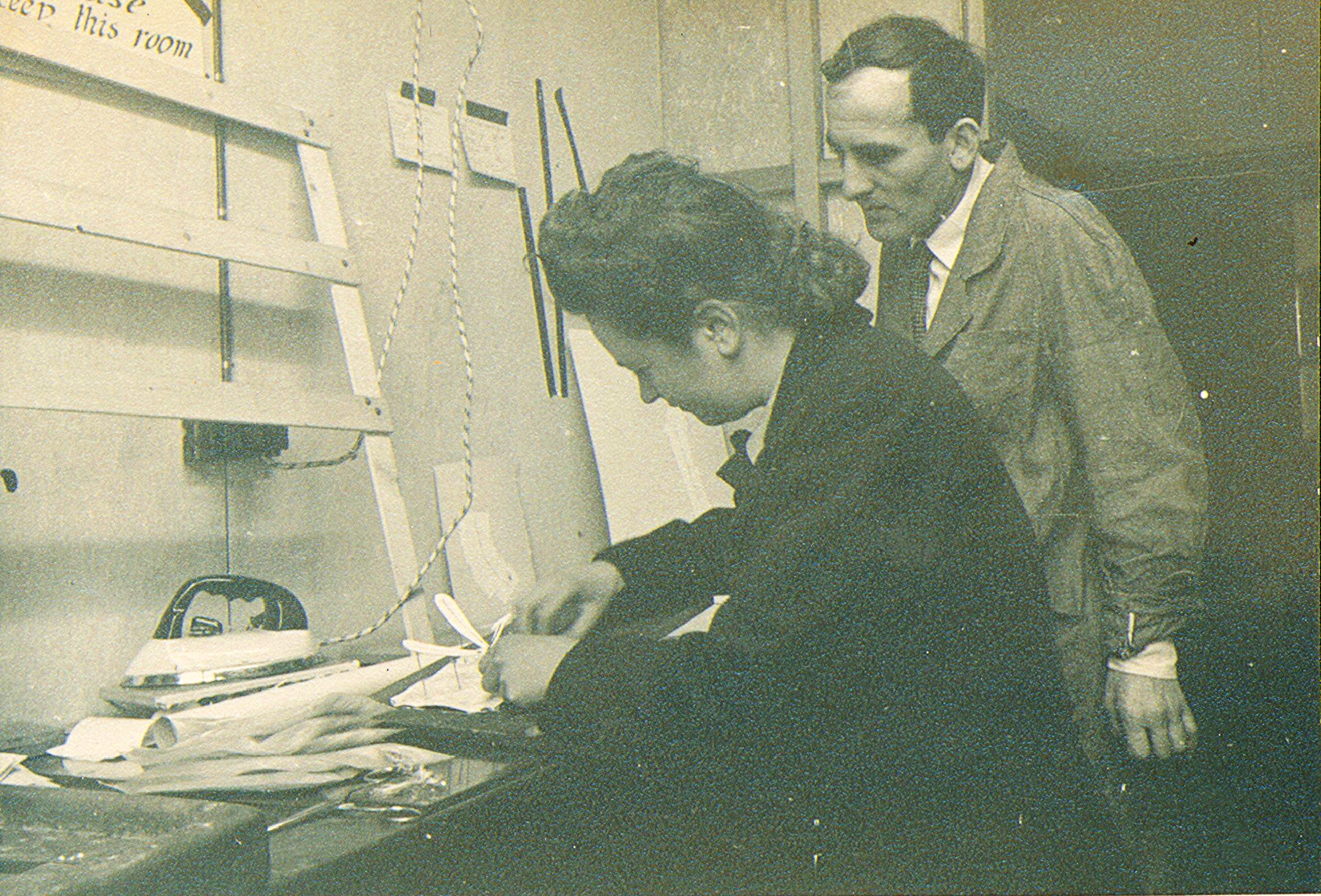 Giuseppe Occhialini con C.C. Dilworth