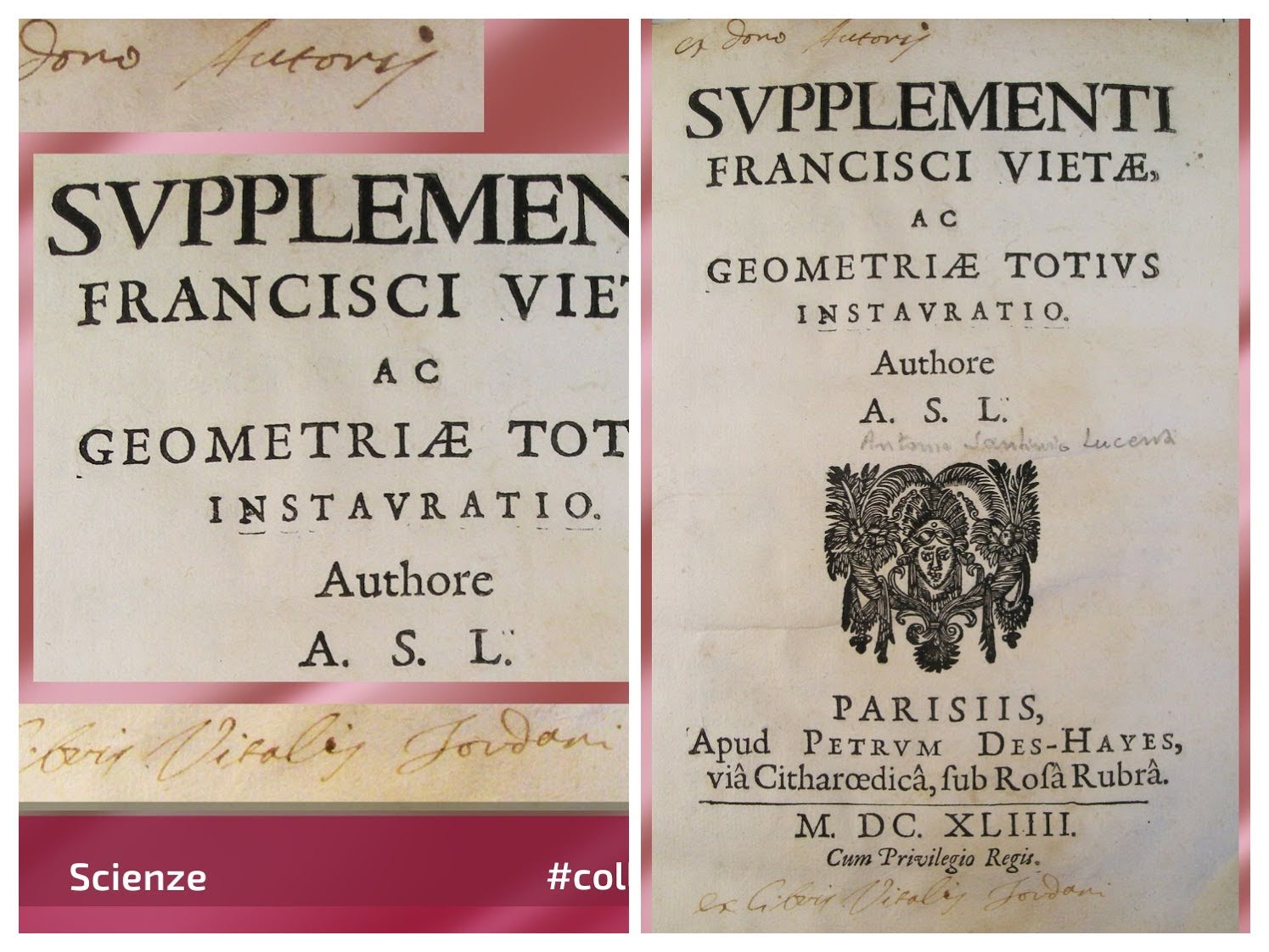 Attestazioni provenienza libri antichi