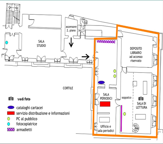 piantina interattiva della sede di Antropologia