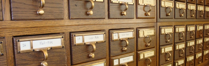 Schede descrittive delle sezioni e dei fondi librari