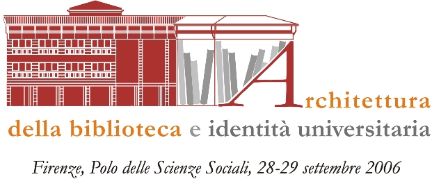 Logo del Convegno Architettura della biblioteca e identità universitaria