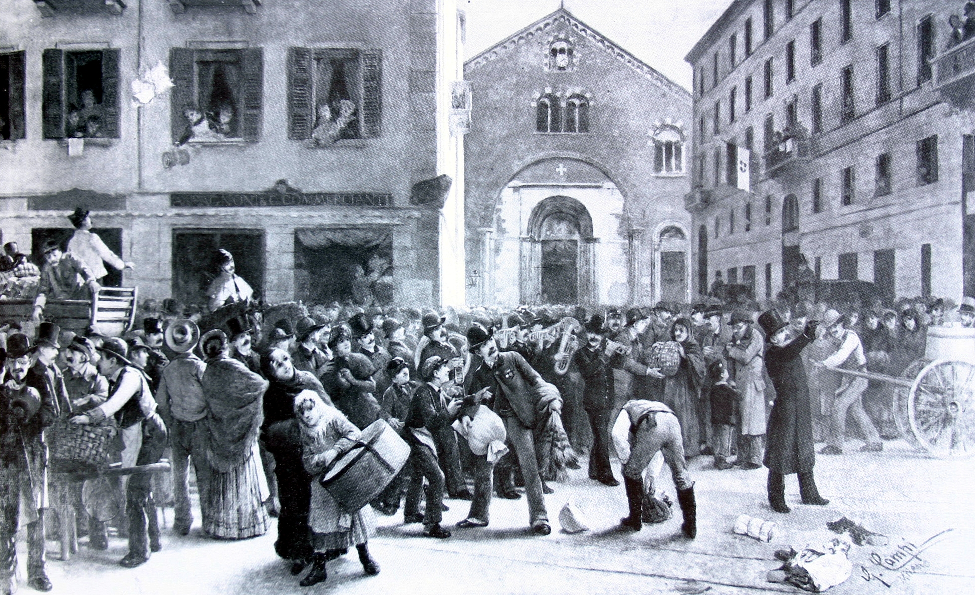 Passeggiata di beneficenza in Corso Garibaldi a Milano