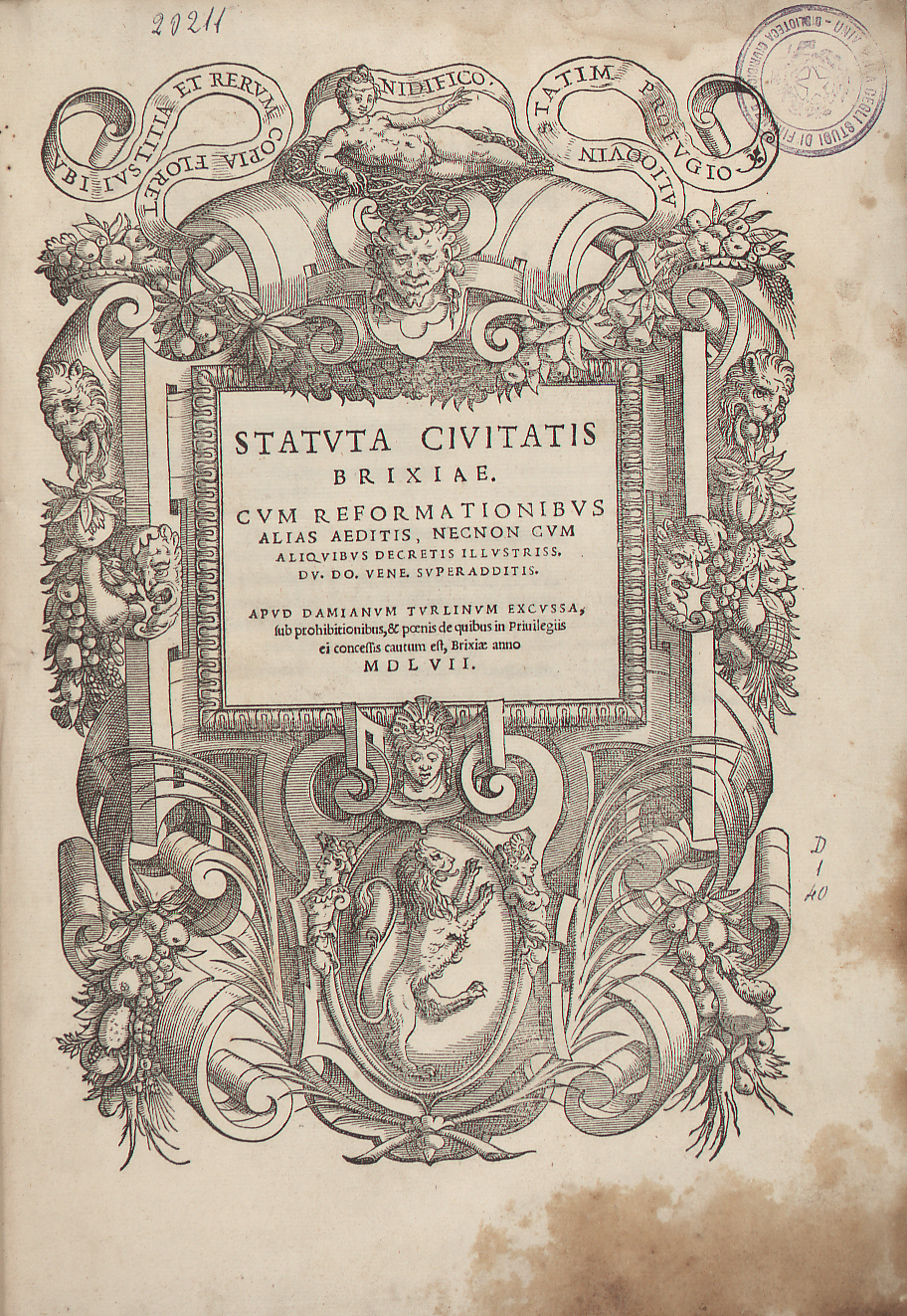 Statuta civitatis Brixiae