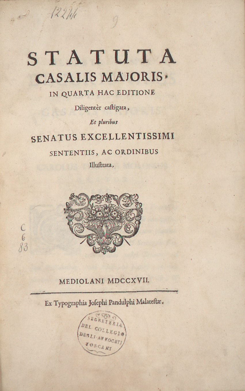 Statuta Casalis Majoris