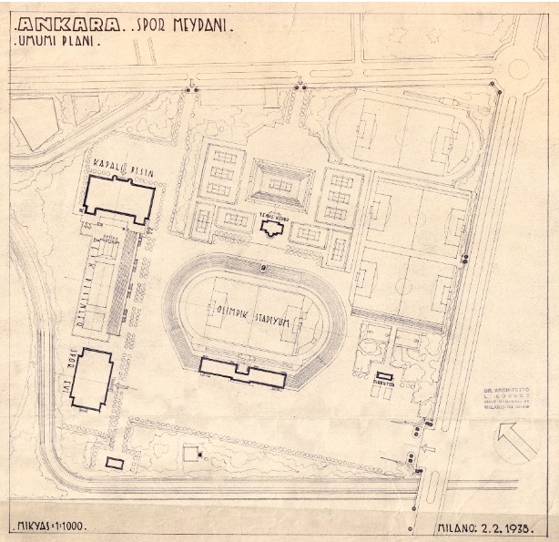 Kovács, Centro sportivo di Ankara (1938)