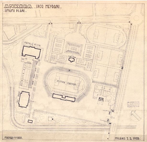 Kovács, Centro sportivo di Ankara (1938)