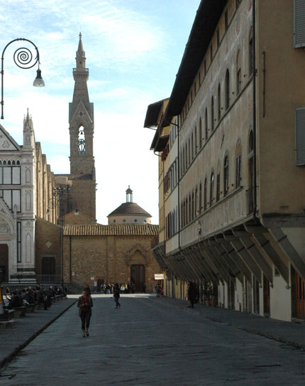 Veduta di Piazza Santa Croce
