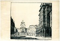 Brescia, piazza Vittoria, veduta ingresso loggia