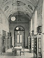 Sala centrale della Biblioteca del R. Istituto Superiore Agrario e Forestale di Firenze